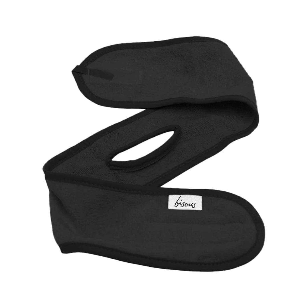 Bisous Spa Headband - Charcoal Black
