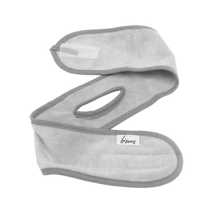 Bisous Spa Headband - Graphite Grey
